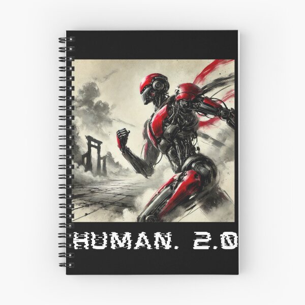 Item preview, humanoid robot art designed and sold by TEEJAMBOREE.