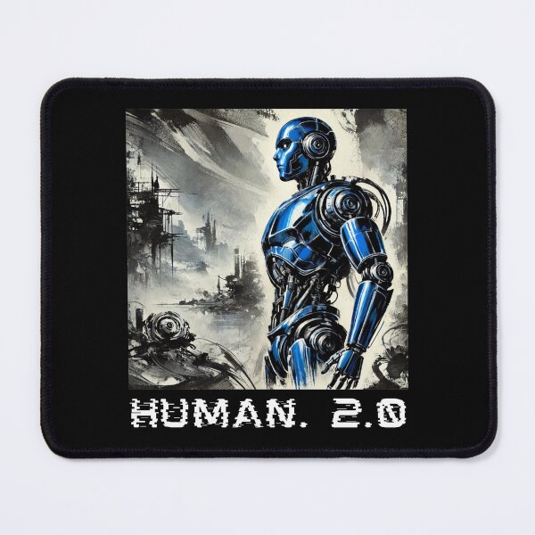 Item preview, humanoid robot art designed and sold by TEEJAMBOREE.