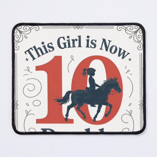 Item preview, Horse Birthday Girl 10th Birthday designed and sold by EntroRhim.