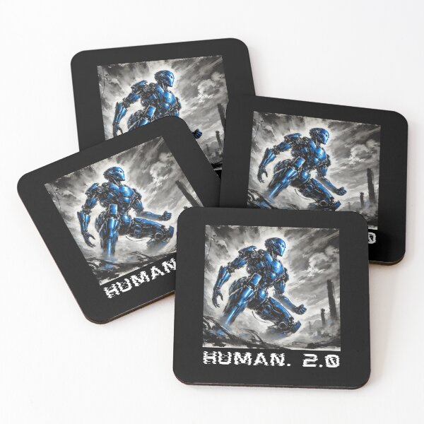 Item preview, humanoid robot art designed and sold by TEEJAMBOREE.
