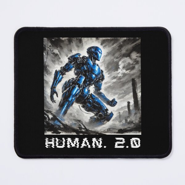 Item preview, humanoid robot art designed and sold by TEEJAMBOREE.