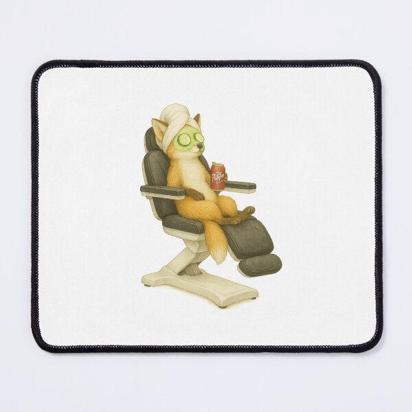 Item preview, Fox Sipping Soda in the Spa designed and sold by thehaywirehoney.