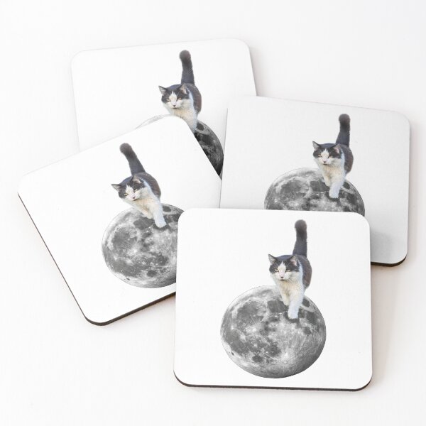 Item preview, Cat on the moon designed and sold by Zyrafiatko.