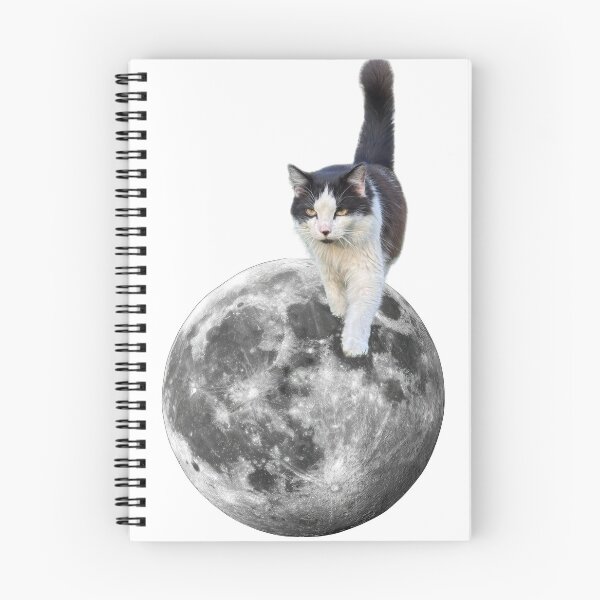 Item preview, Cat on the moon designed and sold by Zyrafiatko.