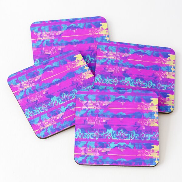 Item preview, Neon color analog pattern 4th designed and sold by JeniSeny.