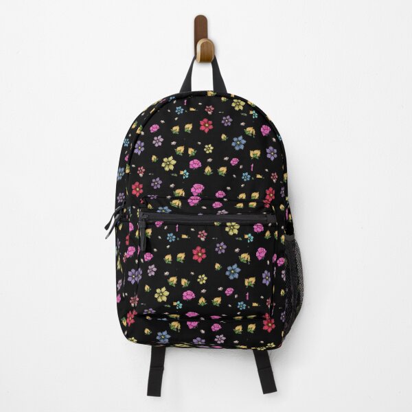 Item preview, Hand-painted Floral digital Art Print - BLACK designed and sold by Ashley's Sketchbook.