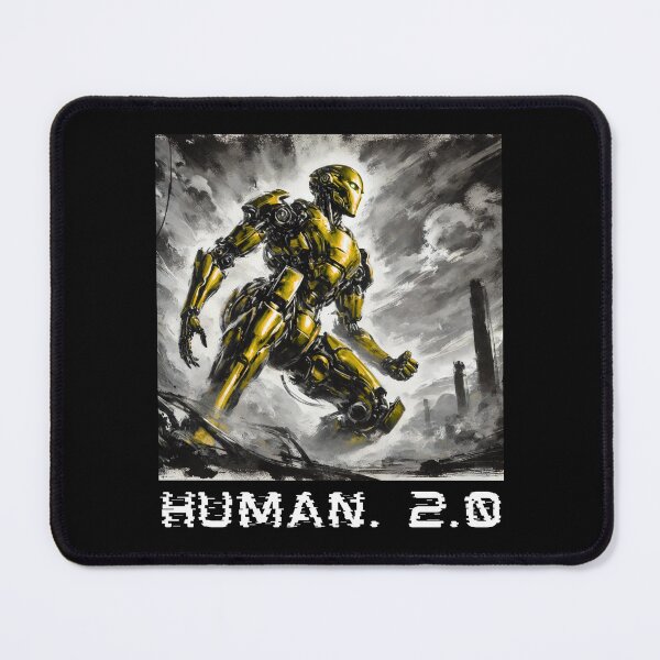 Item preview, humanoid robot art designed and sold by TEEJAMBOREE.