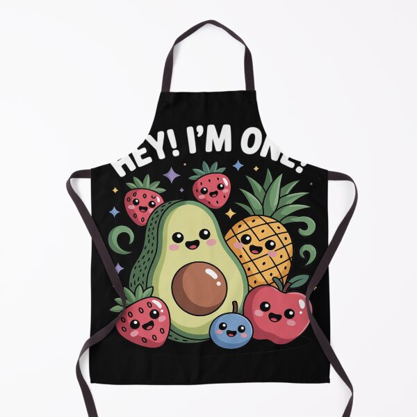 Item preview, Hey I'm One Birthday Boy Fruit Birthday Hey Bear designed and sold by EntroRhim.