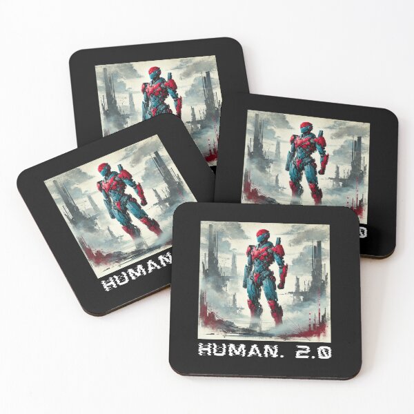 Item preview, humanoid robot art designed and sold by TEEJAMBOREE.