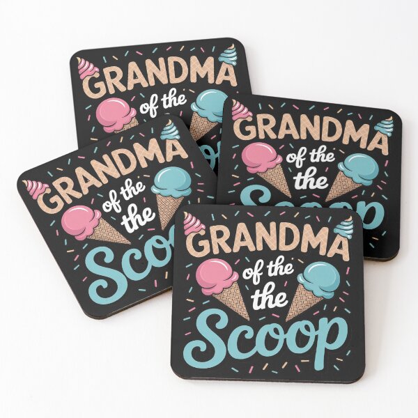 Item preview, Grandma of The Scoop Ice Cream Gender Reveal Baby Shower designed and sold by EntroRhim.