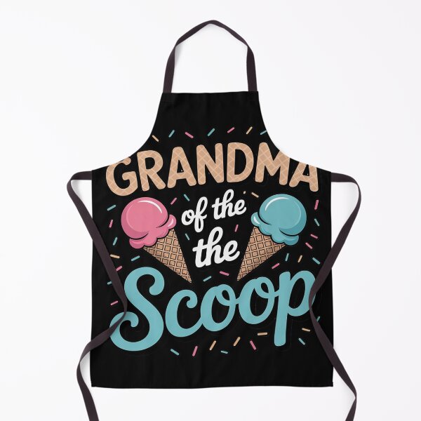 Item preview, Grandma of The Scoop Ice Cream Gender Reveal Baby Shower designed and sold by EntroRhim.
