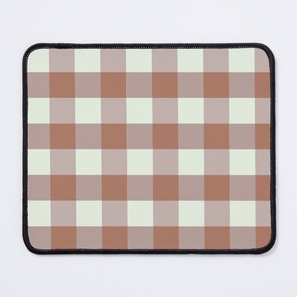Item preview, Gingham, Cocoa Brown for Autumn designed and sold by Sole-e-Vento-Studio.