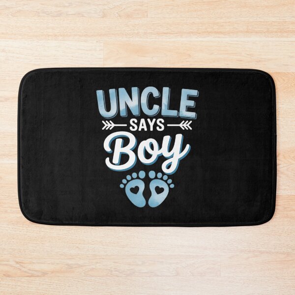 Item preview, Gender reveal Uncle says Boy baby matching family set designed and sold by EntroRhim.