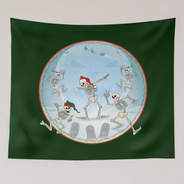 Item preview, Full Moon Christmas Eve Dancing Bones designed and sold by Color4Nature.