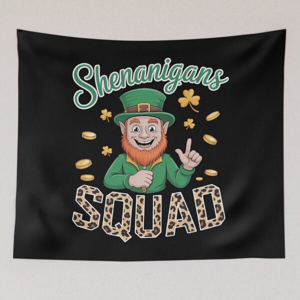 Item preview, SHENANIGANS SQUAD Gnome Prone To Malarkey St. Patrick's Day designed and sold by CruelShadesSt.
