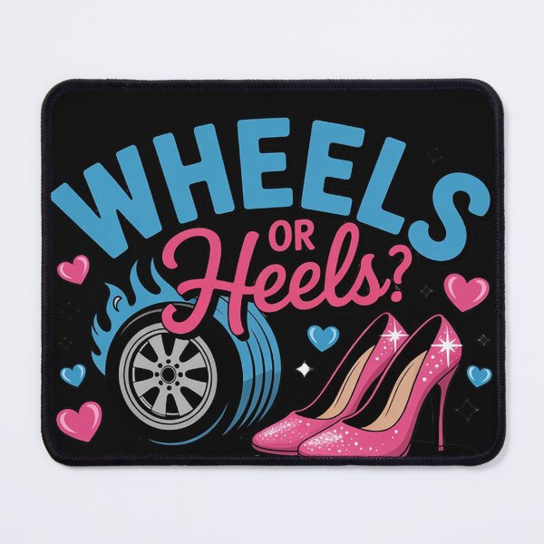 Item preview, Gender Reveal Party Wheels Or Heels Pink Or Blue Grandpa designed and sold by EntroRhim.
