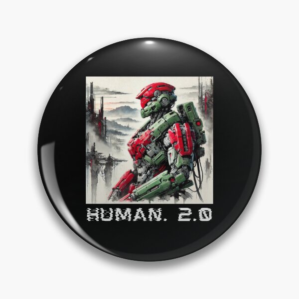 Item preview, humanoid robot art designed and sold by TEEJAMBOREE.