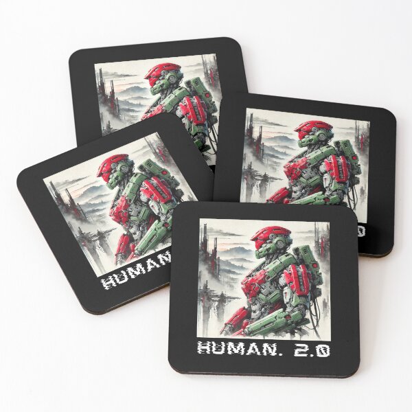 Item preview, humanoid robot art designed and sold by TEEJAMBOREE.