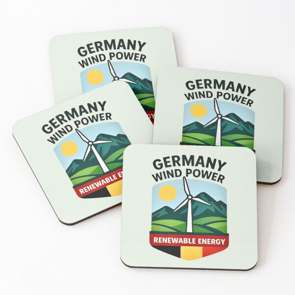 Item preview, Germany Wind Power - Renewable Energy designed and sold by Myra365Art.