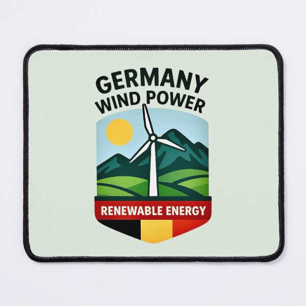 Item preview, Germany Wind Power - Renewable Energy designed and sold by Myra365Art.
