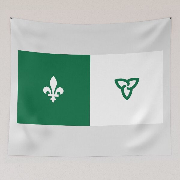 Item preview, Franco-Ontarian Flag designed and sold by abbeyz71.