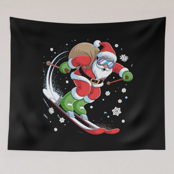Item preview, Skiing Santa Claus - Christmas Winter Sports Lovers designed and sold by CruelShadesSt.