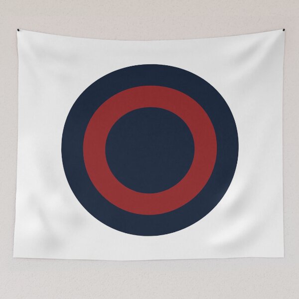 Item preview, Red Circle on Navy Circle designed and sold by PSCSCo.