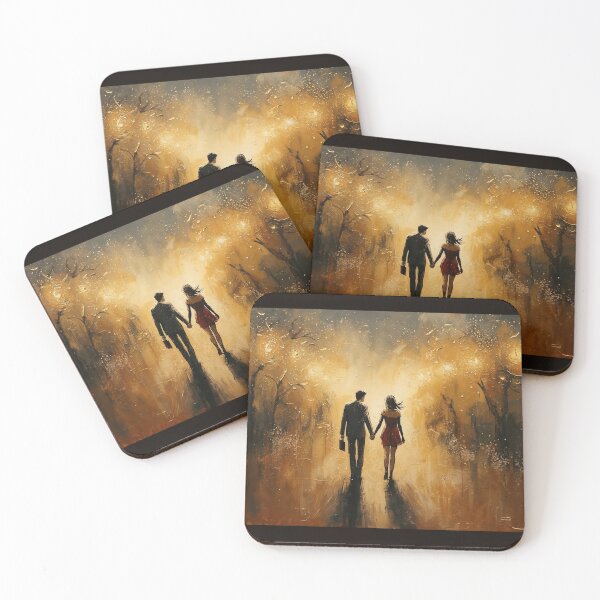 Item preview, Golden Light Love Walk Fantasy Art designed and sold by NIVEX.