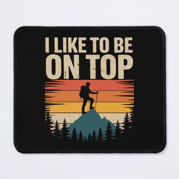Item preview, Funny Hiking Hiker Hike Mountain designed and sold by CruelShadesSt.