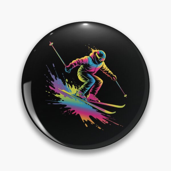 Item preview, Colorful Skiing Ski designed and sold by CruelShadesSt.