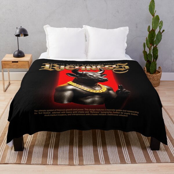 Item preview, Golden Bull Market - Richness & Crypto Hustle Streetwear designed and sold by Geniuzjam.