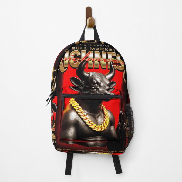 Item preview, Golden Bull Market - Richness & Crypto Hustle Streetwear designed and sold by Geniuzjam.