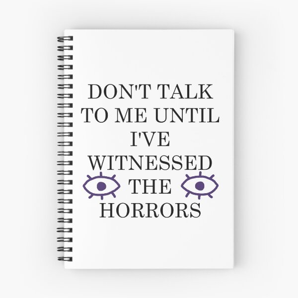 Item preview, Don't talk to me until I've witnessed the horrors mug designed and sold by House of Leaves & others.