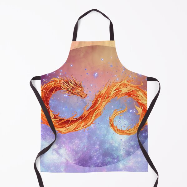 Item preview, Fire Serpent Cosmic Fantasy Art designed and sold by HoneyBreezeCo.