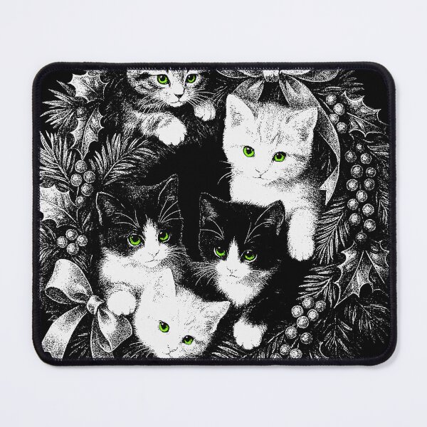 Item preview, Retro Cat Christmas Shirt, Cat Christmas Tshirt, Cute Kittens Pullover, Meme Tshirt, Cat Lover Gift, Cat Wreath Sweater, Holiday Jumper, Xmas Gift for Cat Lovers designed and sold by CARBONARA LLC..