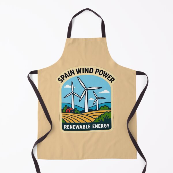 Item preview, Spain Wind Power - Renewable Energy designed and sold by Myra365Art.