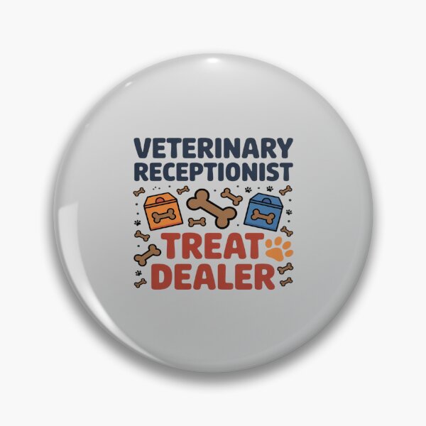 Item preview, Veterinary Receptionist Animal Clinic Pet Hospital Treats designed and sold by ShelFisher.