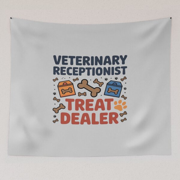 Item preview, Veterinary Receptionist Animal Clinic Pet Hospital Treats designed and sold by ShelFisher.