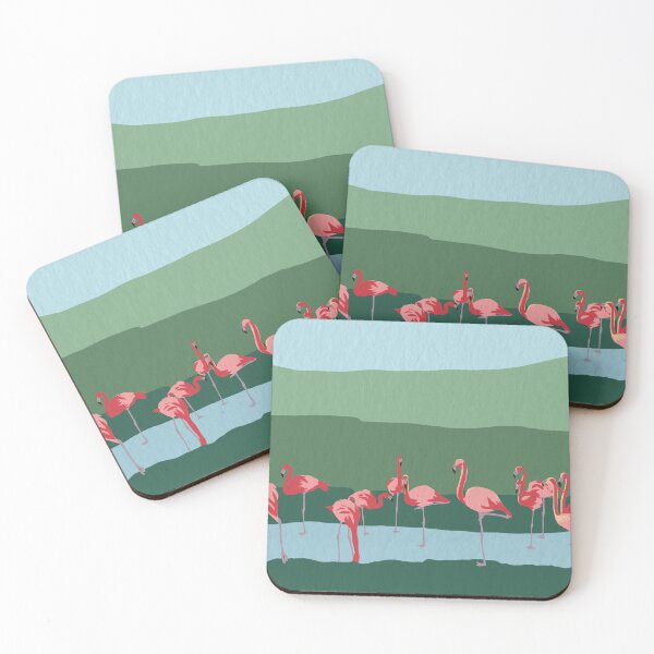 Item preview, Flamboyance of Flamingos designed and sold by lilyandroid.