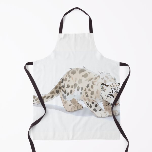 Item preview, Snow Leopard Crouching designed and sold by HoneyBreezeCo.