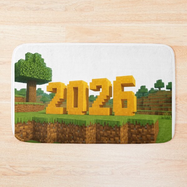 Item preview, Happy new Year 2026 Minecraft  designed and sold by DibujandoPorfa.