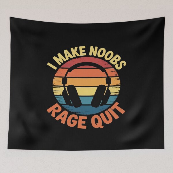 Item preview, Video Player I Make Noobs Rage Quit Gambler Gaming Fan designed and sold by ShelFisher.