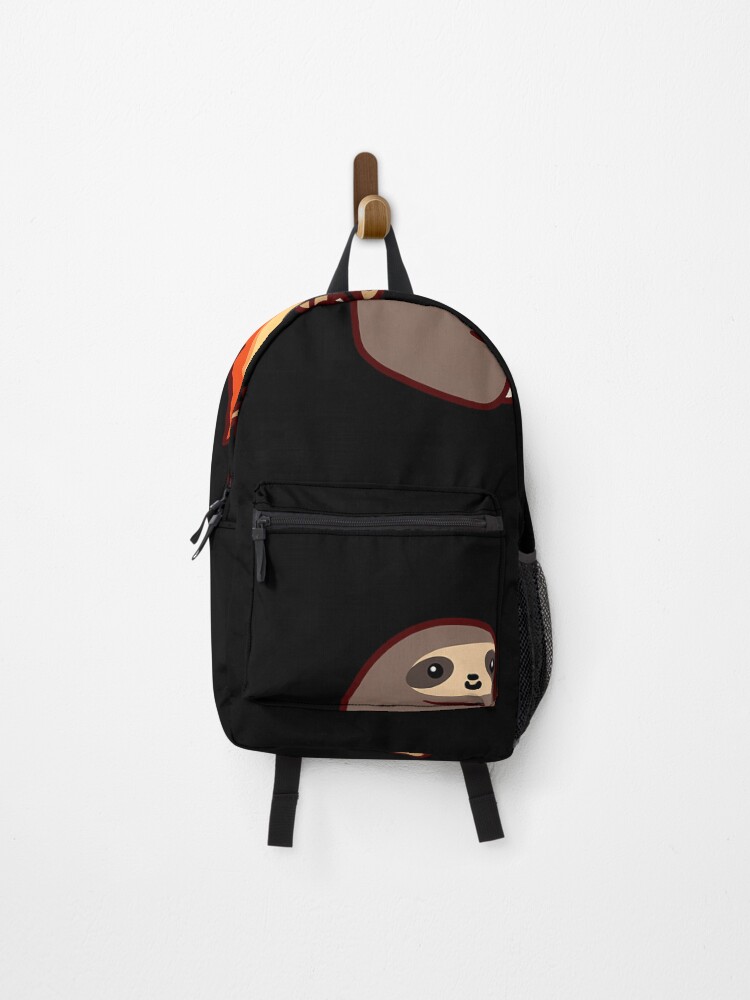 Thumbnail 1 of 3, Backpack, Campfire-Sloth designed and sold by DannyStumpf.