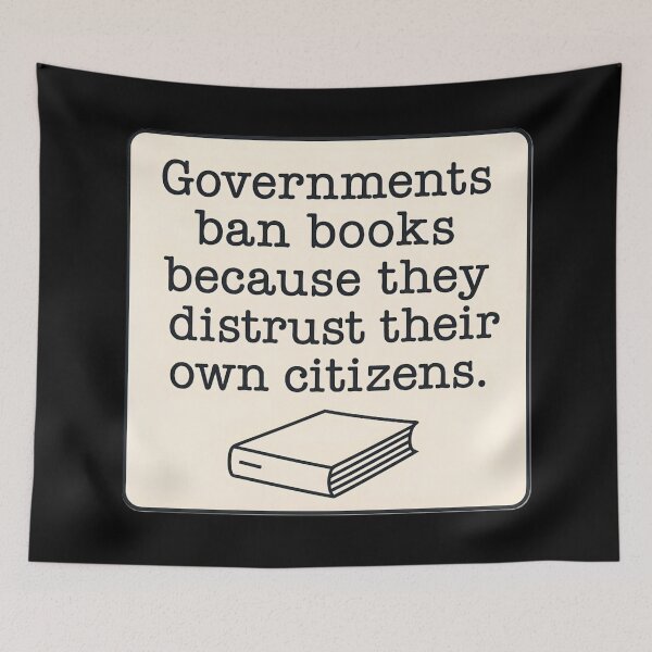 Item preview, Anti Censorship Book Ban Statement Minimalist Art Prints designed and sold by PinUpPizzazz.