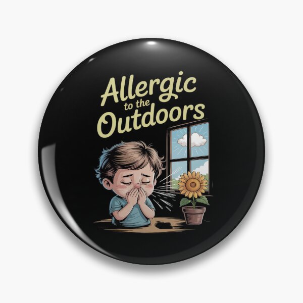 Item preview, Viral Allergic to the Outdoors designed and sold by ShelFisher.
