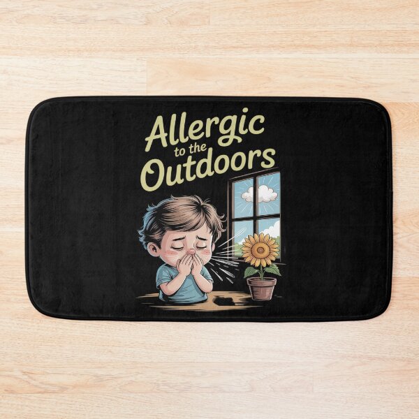 Item preview, Viral Allergic to the Outdoors designed and sold by ShelFisher.