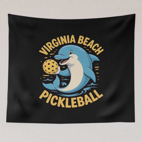 Item preview, Virginia Beach Pickleball Fun Dolphin designed and sold by ShelFisher.