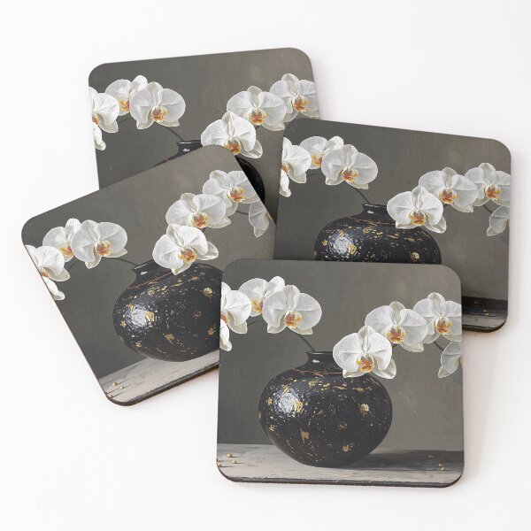 Item preview, Luxury White Orchid Still Life designed and sold by NIVEX.
