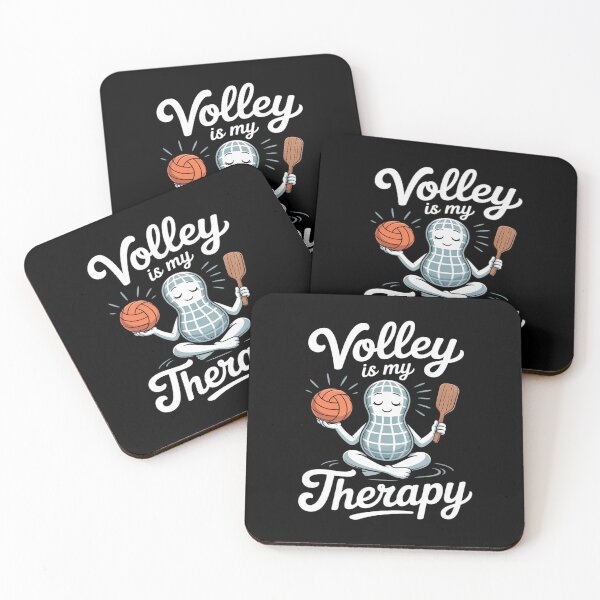 Item preview, Volley Is My Therapy Pickleball Humor Paddle Sports designed and sold by ShelFisher.