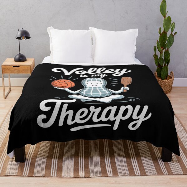 Item preview, Volley Is My Therapy Pickleball Humor Paddle Sports designed and sold by ShelFisher.
